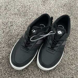 Sperry Halyard Retro Lace Up Boat Shoes Black Men’s Size8 Sts24064